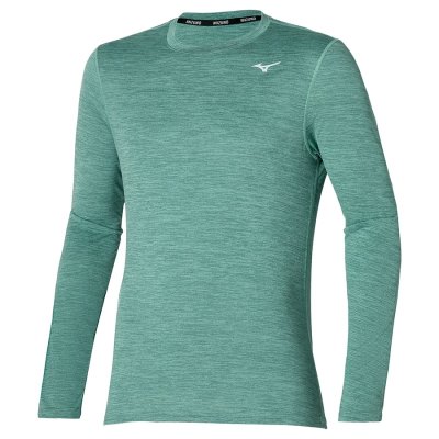 Manga Larga Mizuno Impulse Core Longsleeve Hombre Verdes Azules - Chile M430MXTLFW